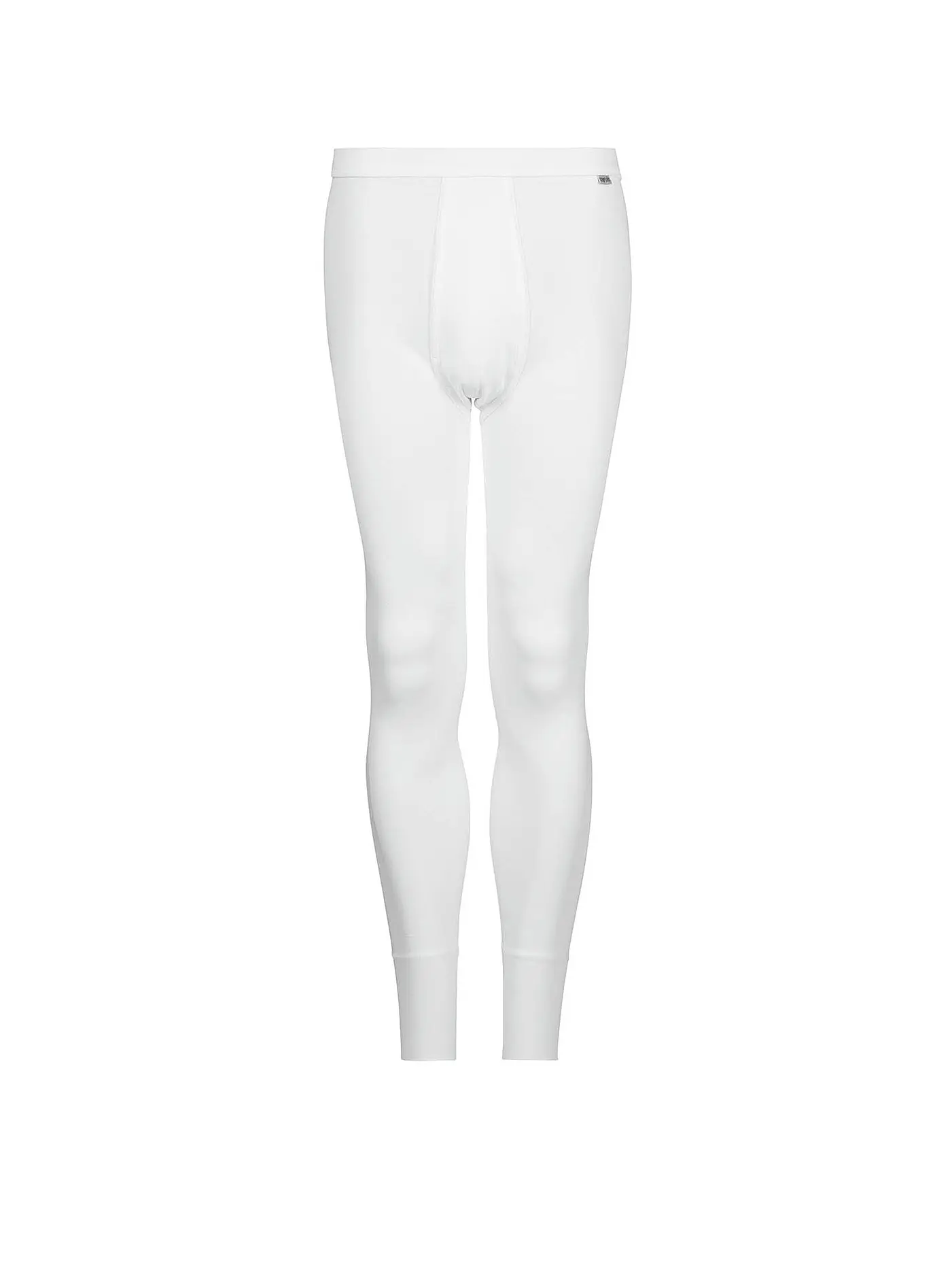 HUBER | Lange Unterhose mit Eingriff "Comfort" (Marine) | weiss